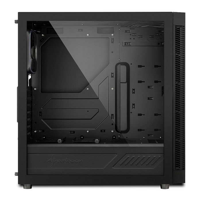 Sharkoon TG6 RGB Midi Tower PC Negro con Ventana de Cristal y Ventiladores LED RGB