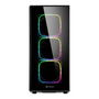 Sharkoon TG6 RGB Midi Tower PC Negro con Ventana de Cristal y Ventiladores LED RGB