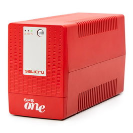 SALICRU SAI/UPS SPS ONE 2000VA (1200W), 4 Tomas, Regulación AVR, Conexión USB, Formato Torre, Rojo - Referencia 662AF000006