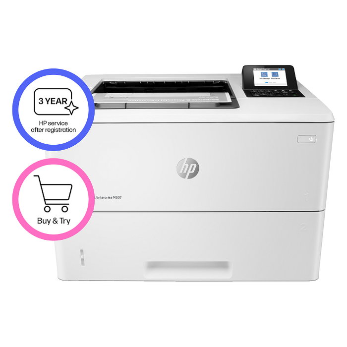 HP LaserJet Enterprise M507dn Blanco