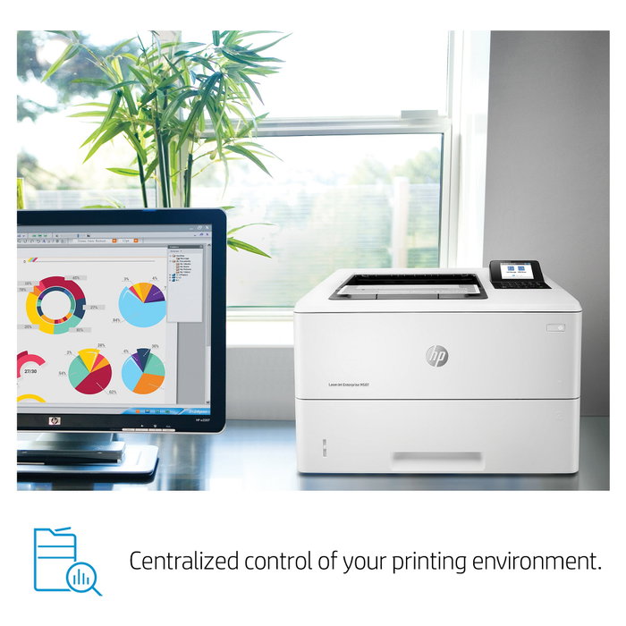 HP LaserJet Enterprise M507dn Blanco