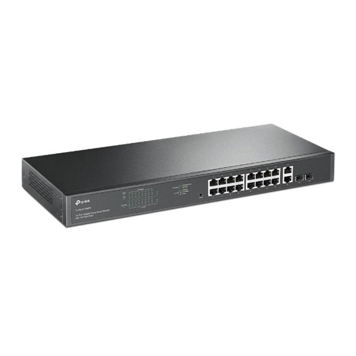 TP-Link TL-SG1218MPE Switch Easy Smart de 18 Puertos Gigabit con PoE+ (16 Puertos PoE+, 2x SFP, 250W, Gestión Web) para Vigilancia IP