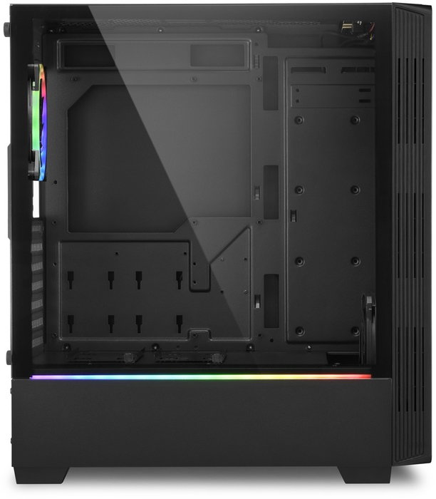SHARKOON RGB LIT 200 Midi Tower Negra SHARKOON RGB LIT 200 Midi Tower Negra