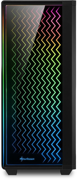 SHARKOON RGB LIT 200 Midi Tower Negra SHARKOON RGB LIT 200 Midi Tower Negra