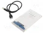 Gembird EE2-U3S9-6 Caja Externa USB 3.0 para Disco Duro 2.5'' Transparente