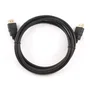 Gembird Cable HDMI Macho-Macho 1.8M CC-HDMIL-1.8M 4K UHD 60Hz 18Gbps HDMI 2.0 con Ethernet, ARC, Audio Dolby TrueHD, Conectores Chapados en Oro, Negro
