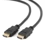 Gembird Cable HDMI Macho-Macho 1.8M CC-HDMIL-1.8M 4K UHD 60Hz 18Gbps HDMI 2.0 con Ethernet, ARC, Audio Dolby TrueHD, Conectores Chapados en Oro, Negro