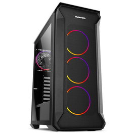 NOX Caja ATX Hummer Quantum USB 3.0 USB 2.0 Negro con Iluminación ARGB
