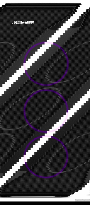 NOX Hummer Quantum Caja PC Mini Tower ATX Negro ARGB - 4 Ventiladores ARGB, Cristal Templado, USB 3.0, USB 2.0, Compatible con Refrigeración Líquida