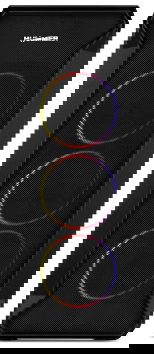 NOX Hummer Quantum Caja PC Mini Tower ATX Negro ARGB - 4 Ventiladores ARGB, Cristal Templado, USB 3.0, USB 2.0, Compatible con Refrigeración Líquida