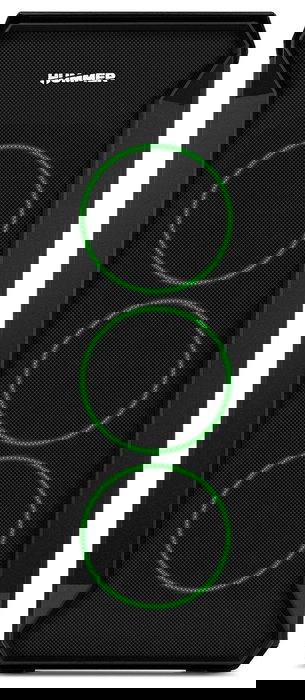 NOX Hummer Quantum Caja PC Mini Tower ATX Negro ARGB - 4 Ventiladores ARGB, Cristal Templado, USB 3.0, USB 2.0, Compatible con Refrigeración Líquida