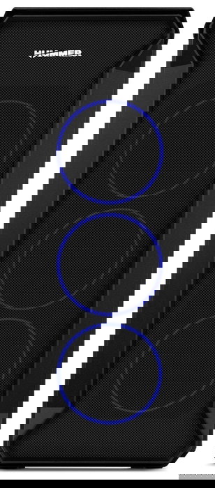 NOX Hummer Quantum Caja PC Mini Tower ATX Negro ARGB - 4 Ventiladores ARGB, Cristal Templado, USB 3.0, USB 2.0, Compatible con Refrigeración Líquida