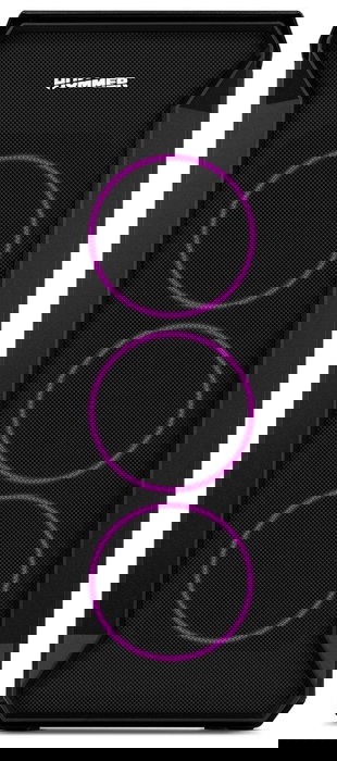 NOX Hummer Quantum Caja PC Mini Tower ATX Negro ARGB - 4 Ventiladores ARGB, Cristal Templado, USB 3.0, USB 2.0, Compatible con Refrigeración Líquida