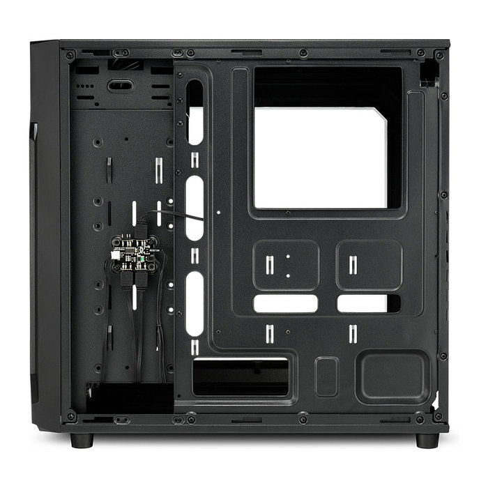 Sharkoon VG6-W RGB Midi Tower Negro con Ventana Acrílica y 3 Ventiladores RGB