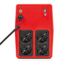 SALICRU SPS ONE SAI / UPS 1100VA (660W) Line-Interactive, Part 662AF000004, 4 Tomas, Color Rojo