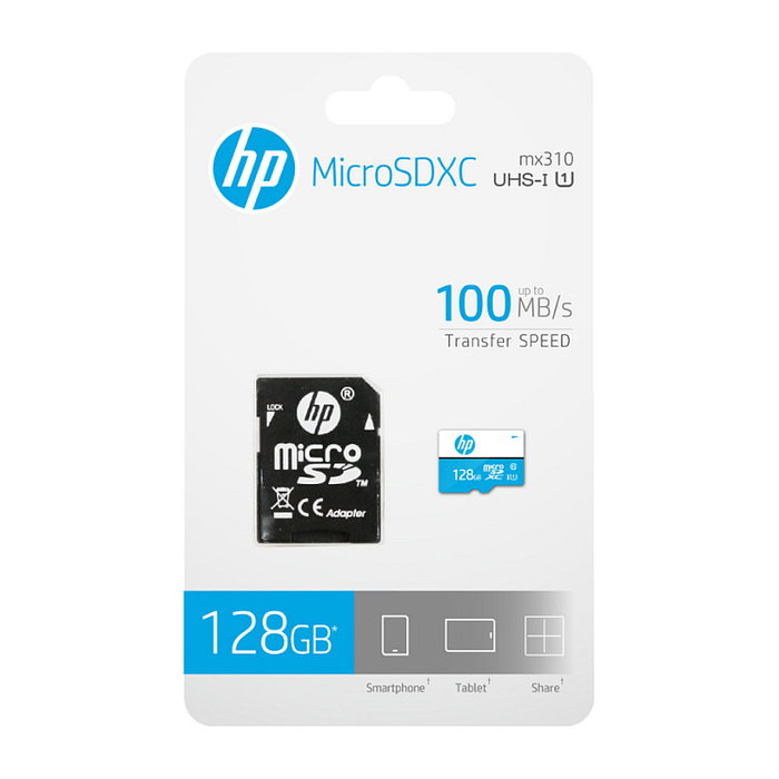 HP HFUD128-1U1BA MicroSDXC 128 GB Clase 10