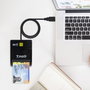 Tooq Lector de DNIe USB para PC, Negro