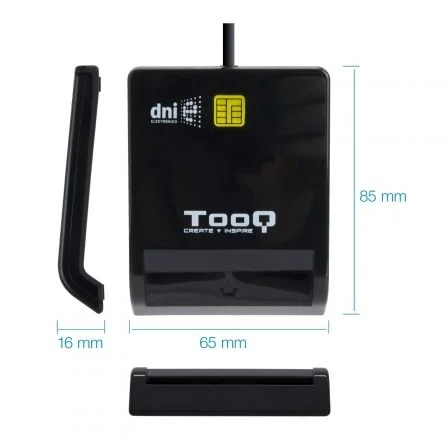 Tooq Lector de DNIe USB para PC, Negro Tooq Lector de DNIe USB para PC, Negro