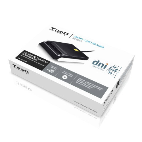 Tooq TQR-210B Lector de DNIe USB 2.0 Negro