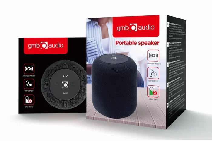 Gembird Altavoz Portátil SPK-BT-15-BK 5 W Bluetooth Negro