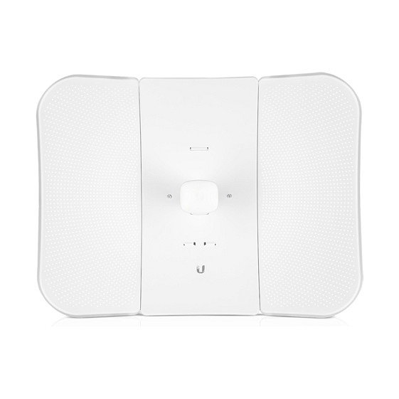 Ubiquiti LBE-5AC-LR Antena Direccional Inalámbrica de 5 GHz, 26 dBi, con Puerto Gigabit Ethernet (10/100/1000Base-T), Blanco