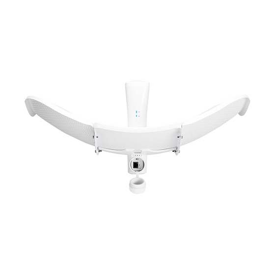 Ubiquiti LBE-5AC-LR Antena Direccional Inalámbrica de 5 GHz, 26 dBi, con Puerto Gigabit Ethernet (10/100/1000Base-T), Blanco