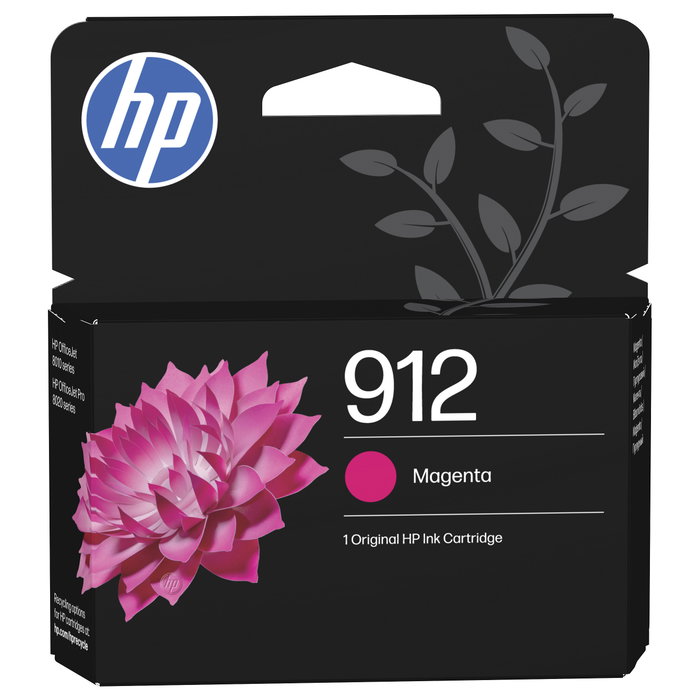 HP Cartucho de tinta Original 912 Magenta (3YL78AE) Rendimiento Estándar