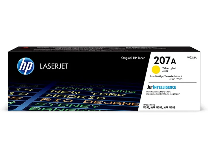 HP 207A Tóner Amarillo Original (W2212A) para LaserJet Pro HP 207A Tóner Amarillo Original (W2212A) para LaserJet Pro