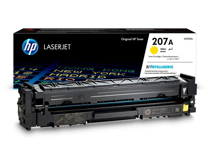 HP 207A Tóner Amarillo Original (W2212A) para LaserJet Pro HP 207A Tóner Amarillo Original (W2212A) para LaserJet Pro