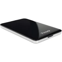 Tooq Carcasa Externa HDD/SSD 2.5" hasta 7,0mm SATA USB 3.0/3.1 Gen 1 Ultraplana Negro