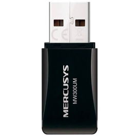 Mercusys MW300UM Adaptador Red USB2.0 WiFi-N 300Mbps Mini
