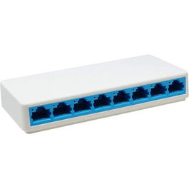 Mercusys MS108 Switch 8 Puertos Ethernet 10/100Mbps, Diseño Compacto, Sin Configuración, Blanco