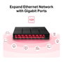 Mercusys MS108G Switch de 8 Puertos Gigabit Ethernet Negro