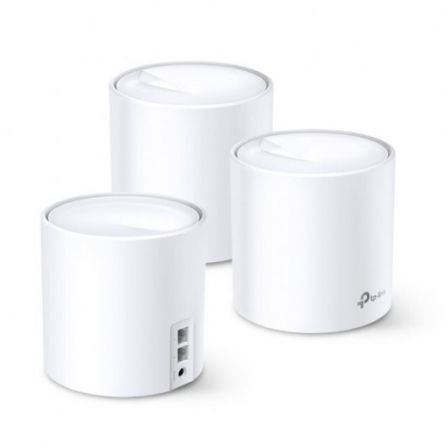 TP-Link Deco X20 Pack 3 | Sistema Wi-Fi 6 Mesh | 1800Mbps | Doble Banda 2.4GHz y 5GHz | Control Parental y Antivirus