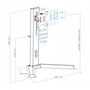 Soporte Gaming para Monitor TooQ DB1401TN-B/ hasta 8 kg