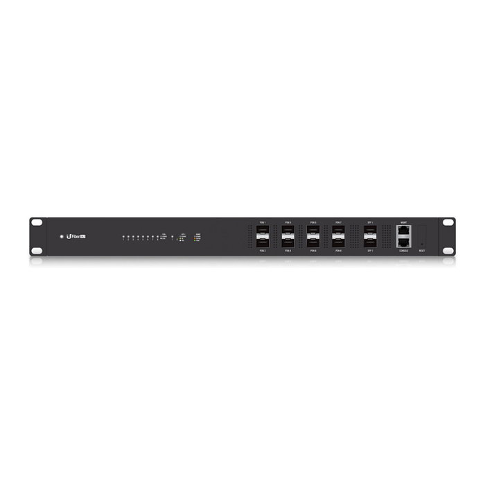 Ubiquiti UF-OLT OLT Gestionado con 8 Puertos SFP y 2 SFP+ Montaje en Rack 1U Negro