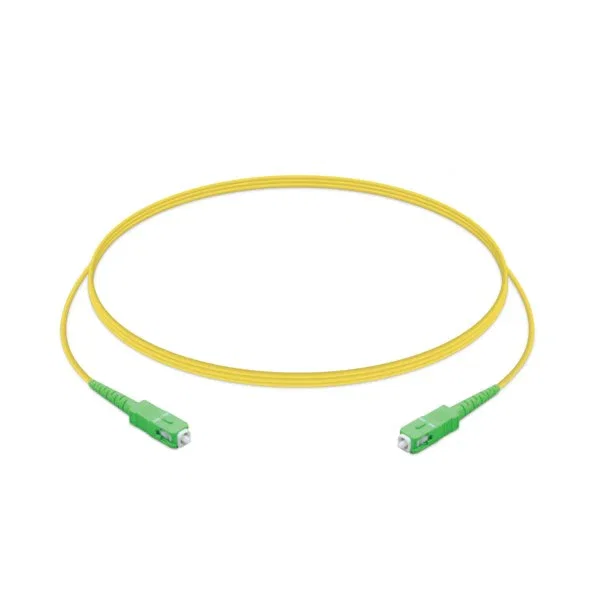 Ubiquiti UF-SM-PATCH-APC-APC Cable de fibra óptica 1.2 m, SC/SC APC, G.657.A1, Amarillo Ubiquiti UF-SM-PATCH-APC-APC Cable de fibra óptica 1.2 m, SC/SC APC, G.657.A1, Amarillo