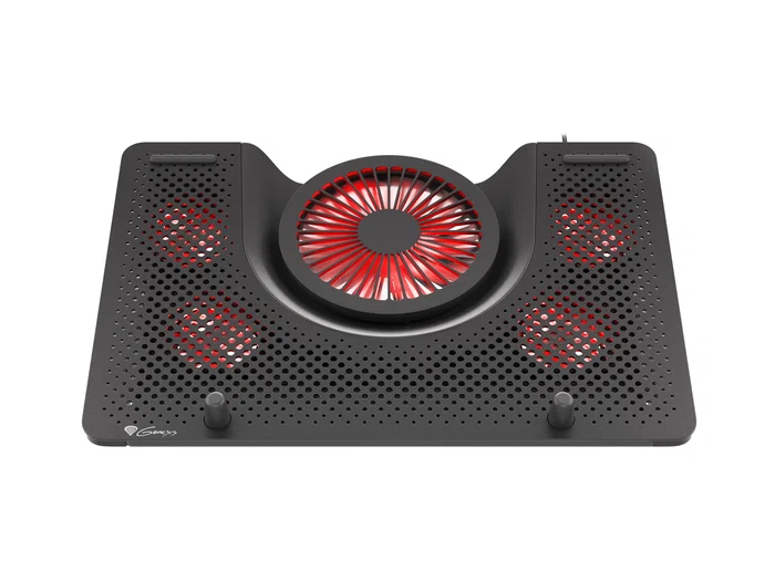 Genesis Oxid 550 Base refrigeradora para portátil de 15.6-17.3 pulg con 5 ventiladores