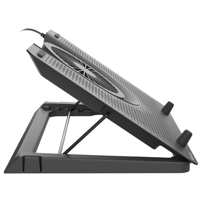 Genesis Notebook Kühler OXID 550 - Refrigeración para Portátil de 15.6 a 17.3 Pulgadas, 5 Ventiladores, USB, Negro, 44.1 CFM, 2800 RPM