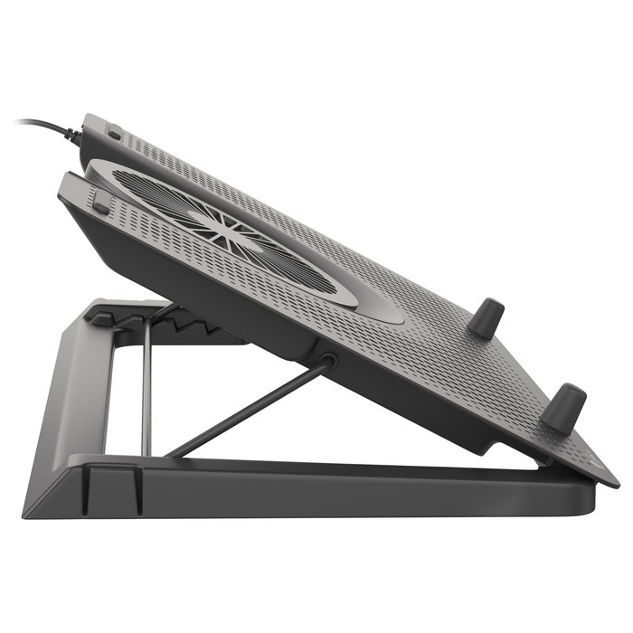 Genesis Notebook Kühler OXID 550 - Refrigeración para Portátil de 15.6 a 17.3 Pulgadas, 5 Ventiladores, USB, Negro, 44.1 CFM, 2800 RPM