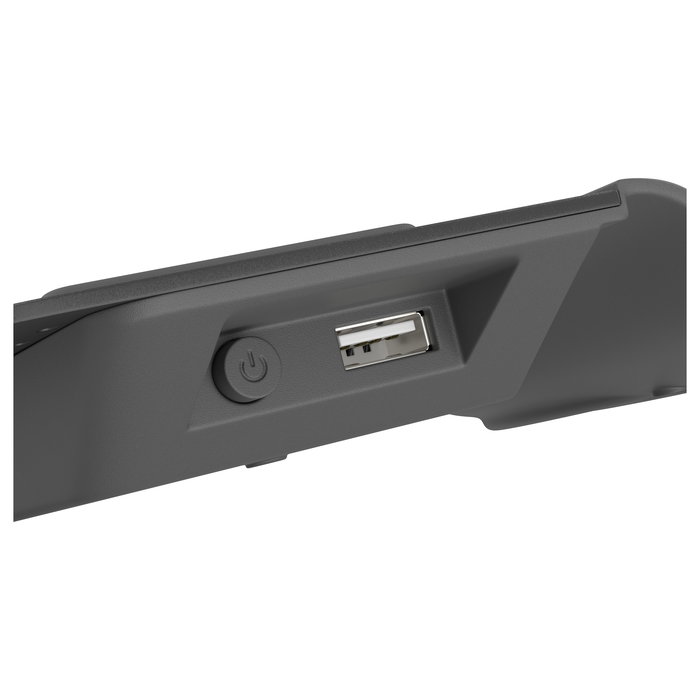 Genesis Notebook Kühler OXID 550 - Refrigeración para Portátil de 15.6 a 17.3 Pulgadas, 5 Ventiladores, USB, Negro, 44.1 CFM, 2800 RPM