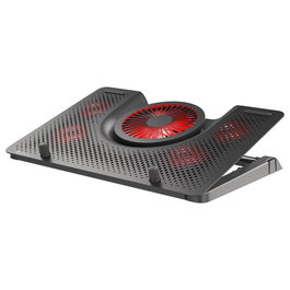 Genesis Notebook Kühler OXID 550 - Refrigeración para Portátil de 15.6 a 17.3 Pulgadas, 5 Ventiladores, USB, Negro, 44.1 CFM, 2800 RPM