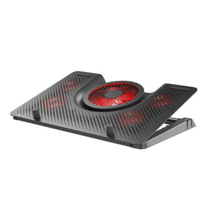 Genesis Oxid 550 Soporte de Refrigeración para Portátil hasta 17,3 pulgadas, 5 Ventiladores, Negro
