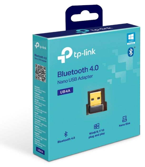 TP-Link UB4A Adaptador Nano USB Bluetooth 4.0 Negro