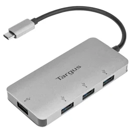 Targus ACH226EU Hub USB 3.2 Gen 1 Type-C con 4 Puertos USB-A 5 Gbps Plata
