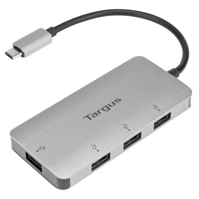 Targus ACH226EU Hub USB 3.2 Gen 1 Type-C con 4 Puertos USB-A 5 Gbps Plata Targus ACH226EU Hub USB 3.2 Gen 1 Type-C con 4 Puertos USB-A 5 Gbps Plata
