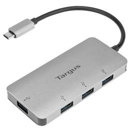 Targus ACH226EU Hub USB 3.2 Gen 1 Type-C a 4 Puertos USB-A Plata