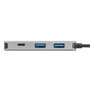 Targus Hub USB-C Multi-Port ACH228 con 2x USB-A y 2x USB-C, Plata
