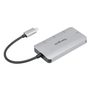Targus ACH228 Plata Adaptador USB-C, Compatible con Windows y MacOS