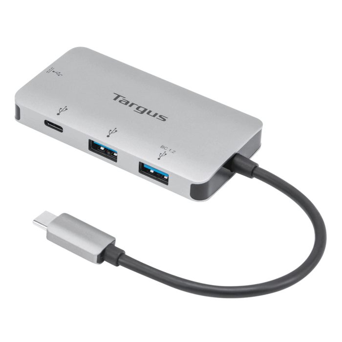 Targus ACH228 Plata Adaptador USB-C, Compatible con Windows y MacOS